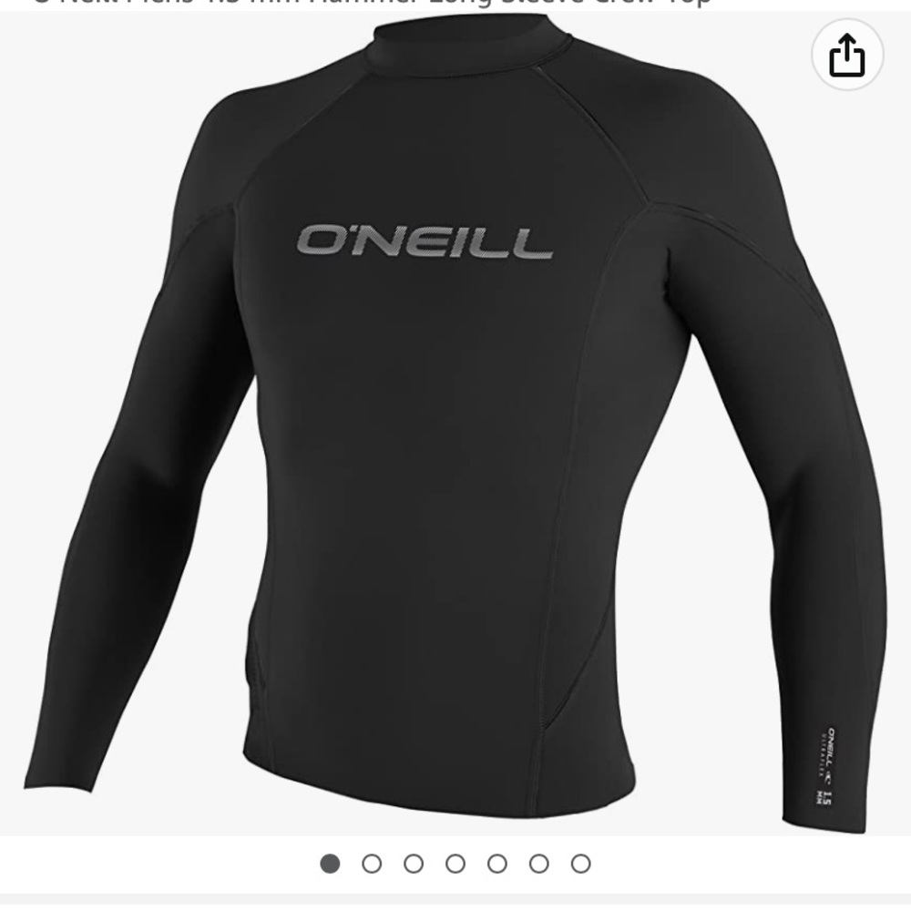 O’Neil hammer 2.1 wetsuit shirt sz L
